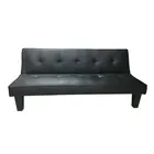 Competitive price PU leather covering modern luxury foldable sofa bed