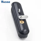 telecom cabinet steel cabinet door lock prying resistant swing handle bullet core type plane lock