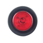 Universal 2inch Round Clear Yellow RED LED Truck Tail Lights