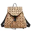 Latest Fashion Custom Size Satchels Laptop Bag Cork Geometric Backpack For Women