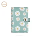 Quilted durable PU leather flower time management daily planner book