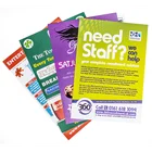 Cheap A4 A5 A6 B3 B4 B5 Flyer Poster Printing Service