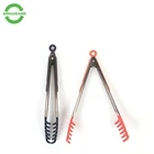 disposable mini stainless steel plastic bread bbq spatula scissor silicone tongs