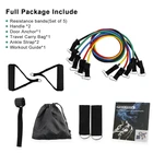 Logo Customization Exercise Bands Fitness Resistance Wholesale Home Gym Fitness Exercise Resistance Bands Tube Set