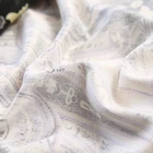 real printed soft silk chiffon stain interlock necktie knit jacquard dress fabric
