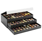 4 Box Gift Box Black Black Delicate 4 3 Dark Layers Gift Packaging Paper Box