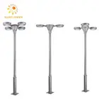 High brightness outdoor lighting IP65 waterproof warm white aluminum led solar garden lamp