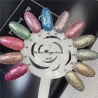 Professional Chinese Manufacture UV Gel Polish Supplier Super Shiny Sparkle Motley Platinum Gel for Nail Salon