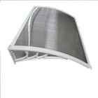 120*300cm roof top canopy, polycarbonate awning