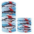 Black And White Ski Bike Plain Tubular Headwear Bandana For Men