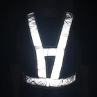 Hot selling Running high visibility Reflective Men Safety Vests Belt Custom Color Yellow/Orange/Purple/Black