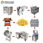 Low cost Fried Potato Chips/ Stick Making Machine Potato Chip Equipment