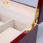 Wood grain 6-bit glossy red watch box