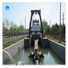 DINGKE Customized river sand full hydraulic cutter suction dredger dredging machine self propelled dredge