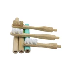 Wholesale eco-friendly BPA FREE 100% organic replaceable heads bamboo toothbrush
