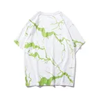 Hop 2021 Short Sleeve Tops Tees Hip Hop Dark Lightning Streetwear Summer Cotton T Shirt Mens