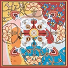 Multifunctional silk scarf hot sale silk scarves customizable hair band for woman