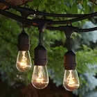 festoon light outdoor christmas lights led string LED Solar Fairy Lights