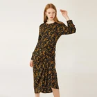 Floral Print Dress fit and flare wholesale premium women clothes