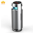 Custom Logo PM 2.5 LED temperature home carbon purifiers car humidifier small in-car air purifier with true hepa filter