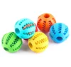 Rubber Pet Cleaning Balls Toys Ball Chew Toys Tooth Cleaning Balls Food Dog Toy Made in China