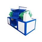 Dead animal bale hdd 100hp film double axis wood chipper pallet small plastic shredder machine for sale