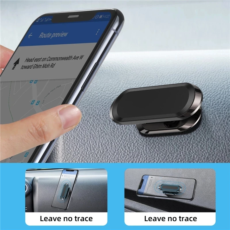 Super Strong 8 PCS Magnetic 360 Rotating Car Phone Holder For iPhone 14 13 12 Pro Max Magnet GPS Car Support Mount