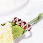 Engagement Silver Ring 2019 Fashion Jewelry White Gold with Diamond Jewelry Silver Ring Engagement for Women