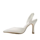Fashionable Simple New Tip Shoe Head Leather Upper Fine Heel Women s Highheeled Sandals