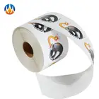 PRINT CUSTOMIZED CARTOON STICKER ROLL LOGO LABEL STICKER PAPER