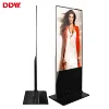 Factory hot 43 inch multimedia kiosk LG floor standing Android OS ultra thin lcd advertising display for shopping center