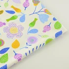 Guangzhou factory supply to African flower design 100% Cotton twill printed fabric for shirt