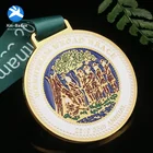 miraculous custom 3d sport metal blank medallion winner award honor jiu jitsu medal with ribbon