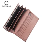 Custom Gift Wallet Business Bag Leather Man Genuine Leather Slim Wallet With Card Holder