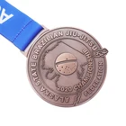 Trophy Wholesale Custom Sports Marathon Champions League Metal Trophy And Medal