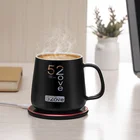 New technology constant warmer mug cup small qi fast wireless charger for oppo