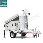 Hong operate time mobile CCTV camera solar trailer