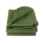 green heavy duty lightweight canvas tarpaulin sheet for truck covering