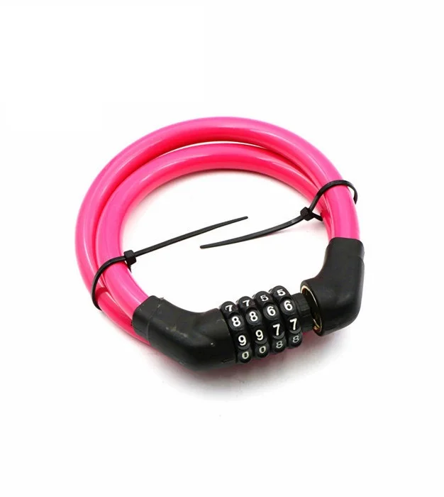 pink bike lock