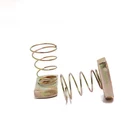 Carbon steel yellow zinc spring nuts Nuts with Springs