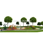 Outdoor Preschool Playground Equipment Adventure Fitness Equipment For Kids Park Play
