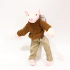 Doll High Quality Animal Plush Toy Dressing Pig Doll