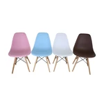 Hot Sale Classic Dining Chair Design for Restaurant Furniture pp chair with eme wood leg chair