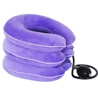 Best sell adjustable inflatable cervical neck traction device support brace pillow for you with neck pain relief