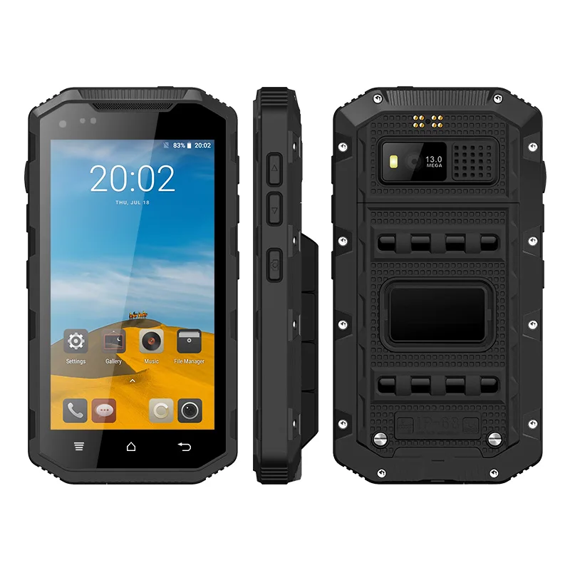 UNIWA T501 4G LTE NFC Octa Núcleo 5700mAh SOS Câmera 13MP IP68 POC Móvel À Prova de Explosão Intrinsecamente Seguro telefones