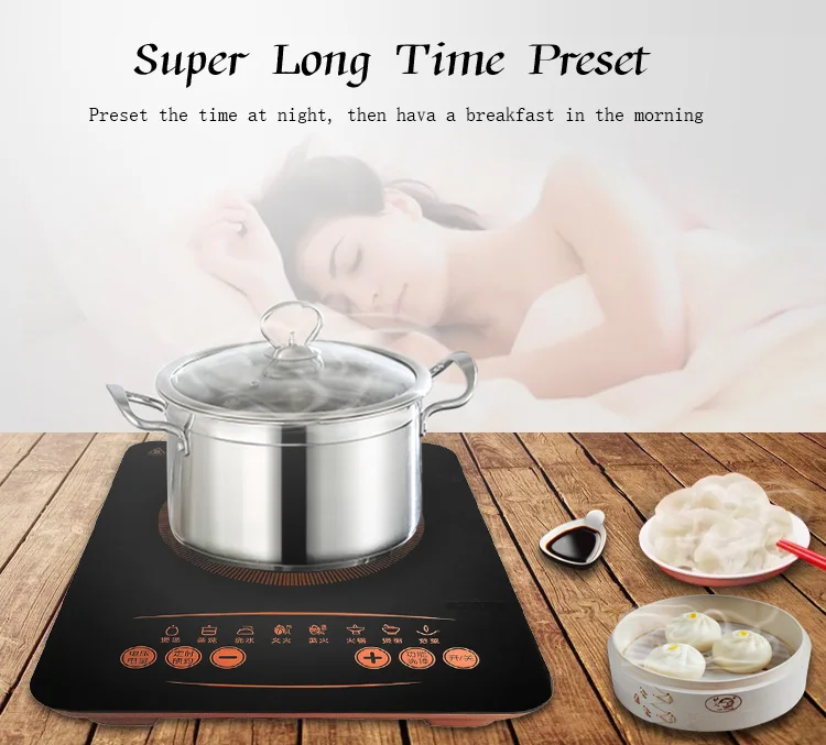 induction cooker universal stainless steel flat indksiyon top plate concave restaurant solar induction stove electric  price