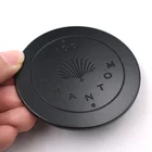 Candle Lid Candle Lids Wholesale Custom Logo Black Color Metal Zinc Alloy Candle Jar Lid In Good Quality