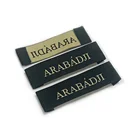 Custom clothing brand logo woven label