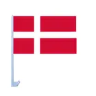 12x18inch Custom Logo Advertising Country Banner Danish Car Window Flag