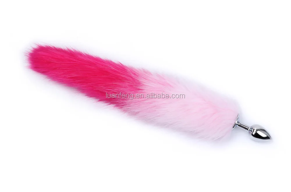 Colorful Fox Tail Butt Plugs Bondage Sex Toys Stainless steel Butt Plug With Tail Adult BDSM Toys Anal Plug False Fox Tail Sex